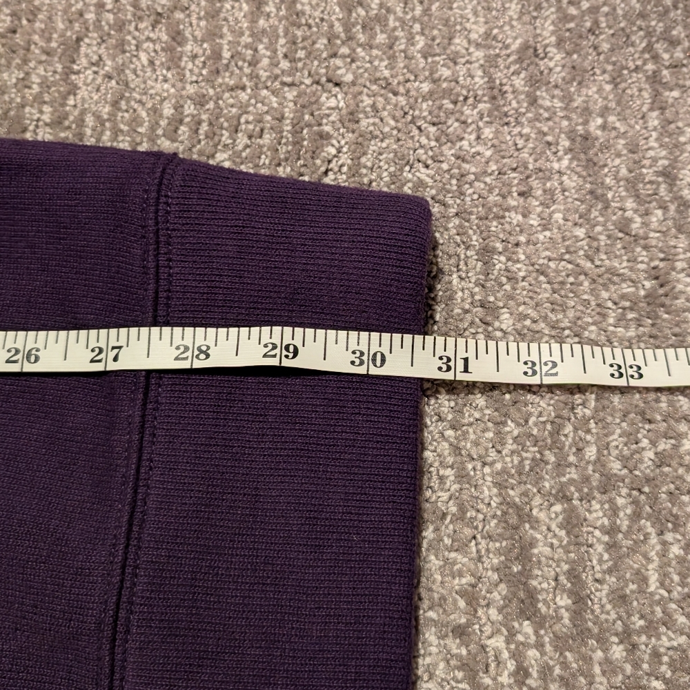 Land's End Men's Deep Plum Quarter-Zip Sweater - XL - Picture 10 of 10